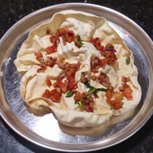 Recipe for Masala papad