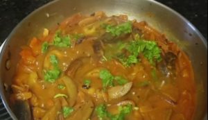 Recipe for Brinjal Curry