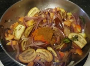 Recipe for Brinjal Curry