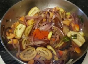 Recipe for Brinjal Curry