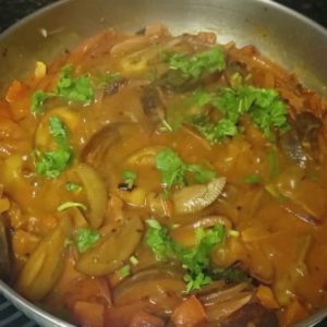 Recipe for Brinjal Curry