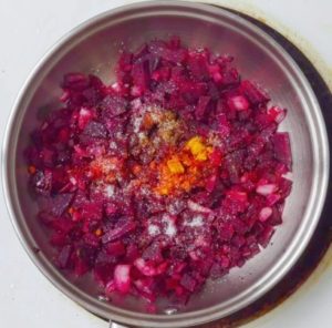 Recipe for beetroot curry