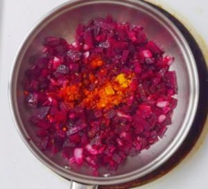 Recipe for beetroot curry