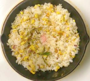 Recipe for egg rice