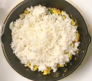 Recipe for egg rice