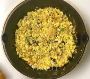 Recipe for egg rice