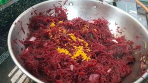 Beetroot Palya recipe 