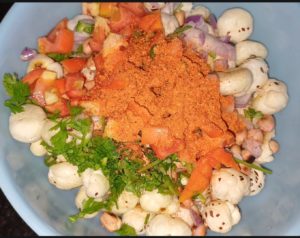 makhana chaat recipe for weight loss