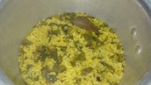 Dal Palak Khichdi recipe