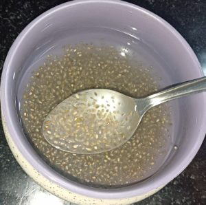 Chia seeds drink